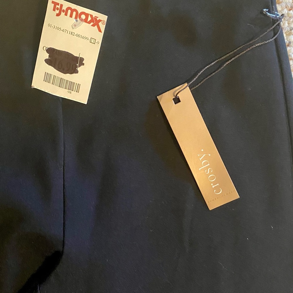 Crosby Black Pull On Pants